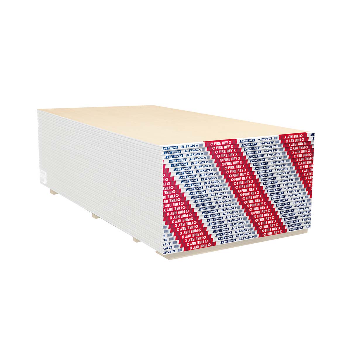 Tablaroca Fire Rey 1/2" Resistente al Fuego- Panel Rey