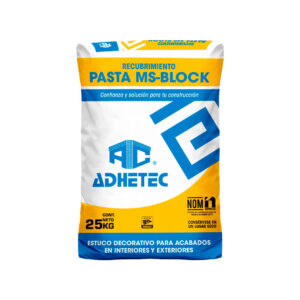 Pasta MS Block Adhetec 25 kg